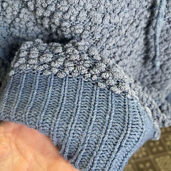 MOD Black Label Blue Sweater Hoodie, Size Medium/Large - Picture 10 of 12